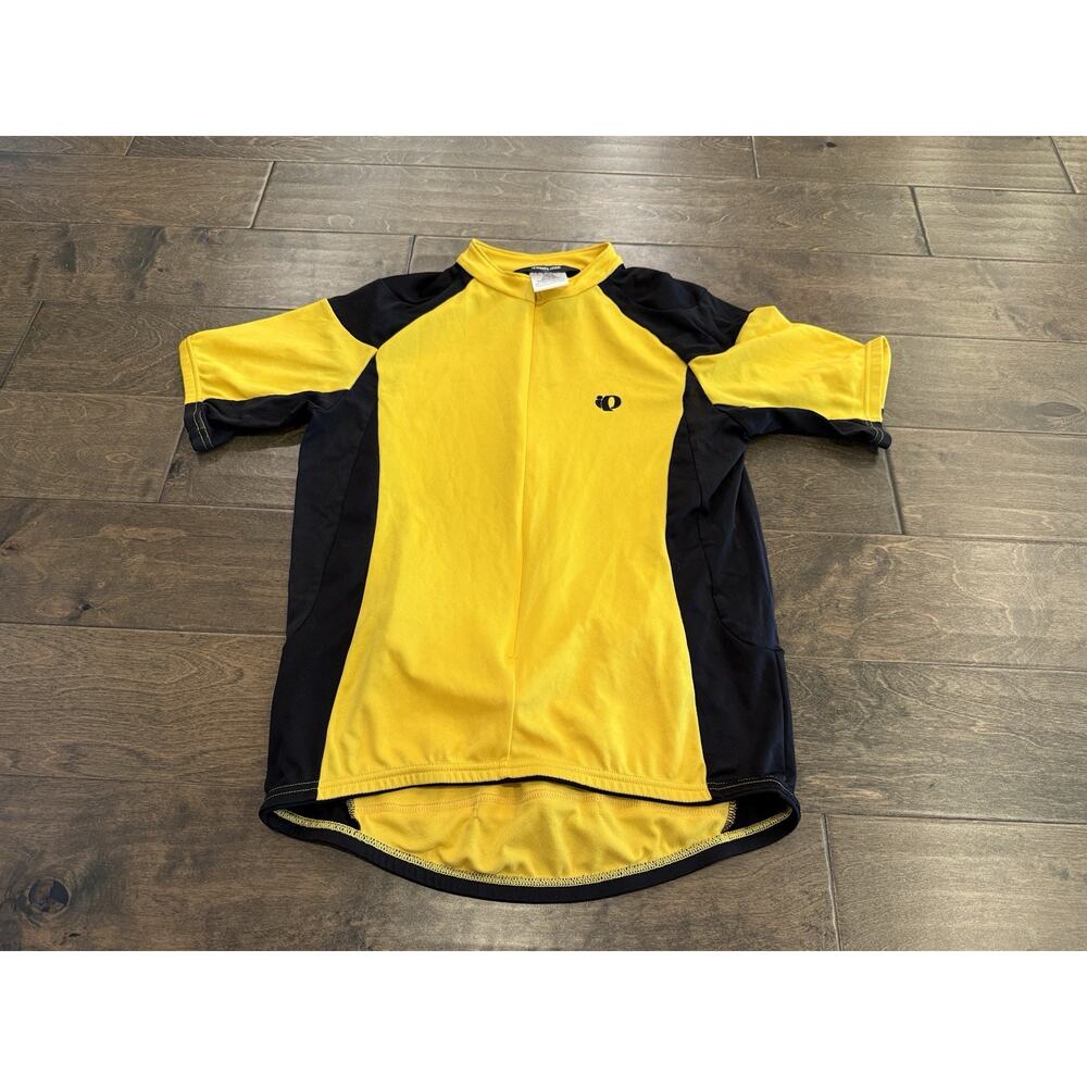 Pearl Izumi Mens Yellow Reflective 3/4 Zip Ultra Sensor Cycling Jersey Size L - Picture 2 of 10